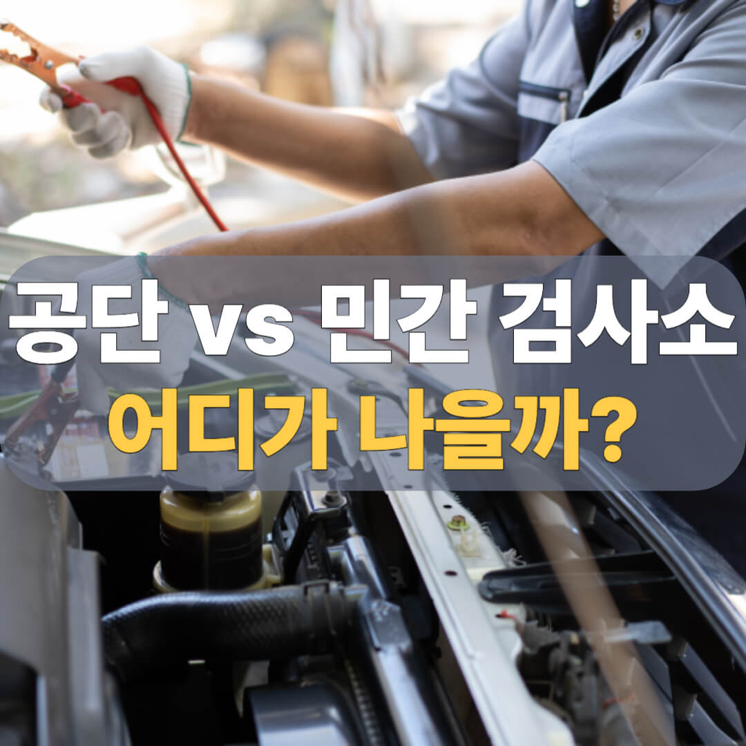 자동차 검사 민간 검사소 차이 대표 이미지