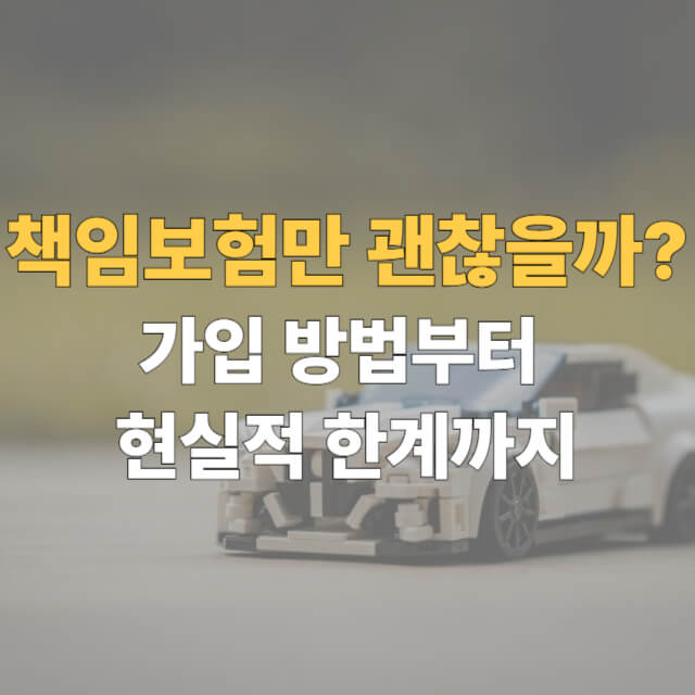 자동차보험 책임보험 대표이미지